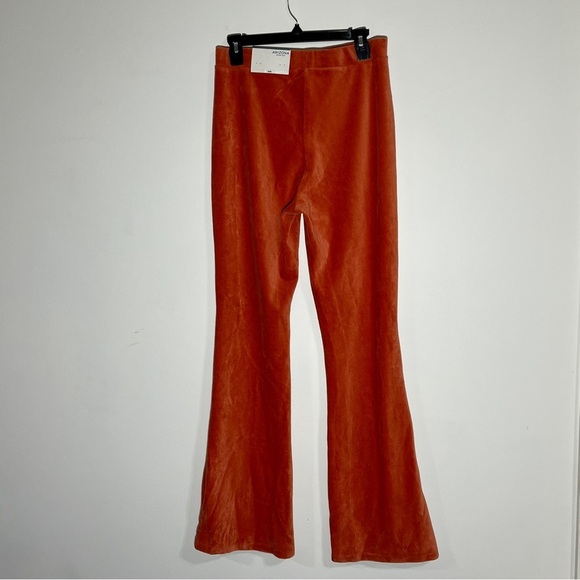ARIZONA JEAN CO Junior Pants High Rise Flare Soft Corduroy Orange Size Large NWT - Picture 2 of 8